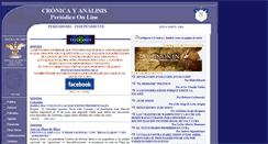 Desktop Screenshot of cronicayanalisis.com.ar