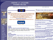 Tablet Screenshot of cronicayanalisis.com.ar